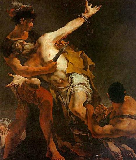 Giovanni Battista Tiepolo The Martyrdom of St. Bartholomew Norge oil painting art